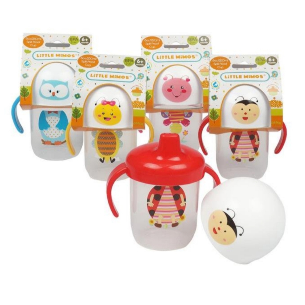 4 Little Mimos Spill Proof Cups 8oz